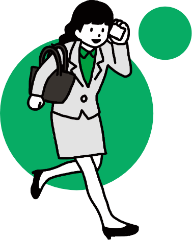 就活中の女性イメージ